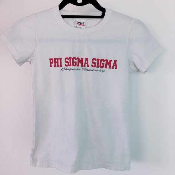 2003 PHI SIGMA SIGMA Chapman University Baby Tee S - Picture 1 of 5